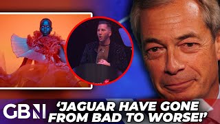 Jaguar Boss ATTACKS Nigel Farage Over Backlash to Woke Car Crash Ad Campaign [upl. by Bibbie]