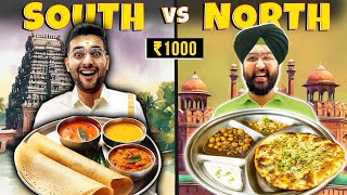 North Indian Vs South Indian Food Eating Challenge 🔥 FoodieWe 24hrs Challenge [upl. by Humfrey248]