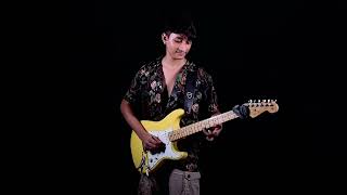 Neele Neele Ambar Par  Kalakar  Electric Guitar Cover  Bhoomiraj Patil [upl. by Levinson531]