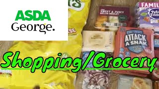 ASDA GROCERYSHOPPING HAUL £127 [upl. by Halford]