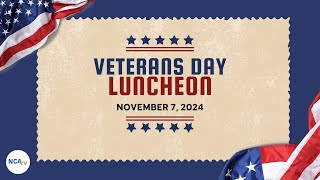 Northborough Senior Center Presents Veterans Luncheon  November 7 2024 [upl. by Eceirehs290]