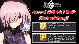 FateGrand Order  Append Skill 4 amp 5 là gì [upl. by Tasia]