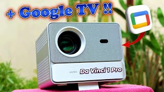 Proyector Da Vinci 1 PRO Diseño Premium y Certificado Full GOOGLE TV [upl. by Ynamrej]