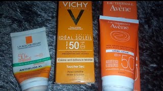 ecransolaire vichy Avène la roche posay احسن واقي الشمس لجميع انواع البشرة [upl. by Joe443]