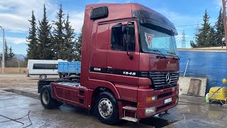 MERCEDES ACTROS 1848 V8 alınırmı çalışırmı kazanırmı detaylar actros mersedes v8 motor viral [upl. by Enimajneb485]