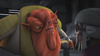 Star Wars Rebels  Ezra Hondo amp Chopper vs Azmorigan 1080p [upl. by Ivah]