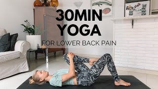 Yoga for lower back pain  30 min  Yoga By Lina [upl. by Soo3]