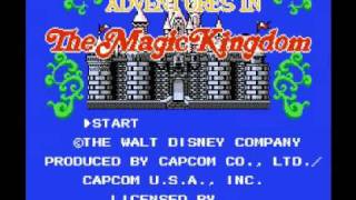 Adventures in the Magic Kingdom NES Music  Title Theme [upl. by Tresa]