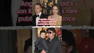 Angelina Jolie and Brad Pitt’s son Knox makes rare public appearance at Governor Awards [upl. by Alesram]