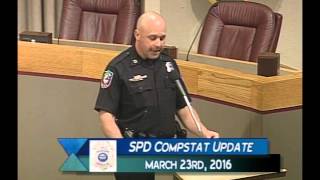 SPD Compstat Meeting March 23rd 2016 [upl. by Luann]