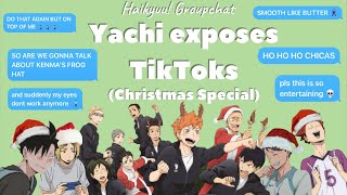 Haikyuu Christmas Special 🎅🏼✨ Yachi exposes TikToks [upl. by Eicyak]