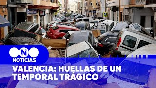 VALENCIA HUELLAS de un TEMPORAL TRÁGICO  Telefe Noticias [upl. by Inol346]