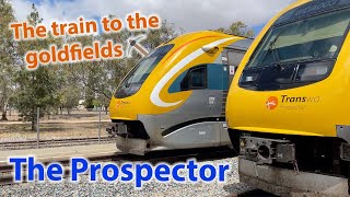 The Prospector  A gold class train  Travel to Kalgoorlie [upl. by Sinned]