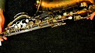 Repairmans Overview Martin Committee II Alto Saxophone [upl. by Delcina672]