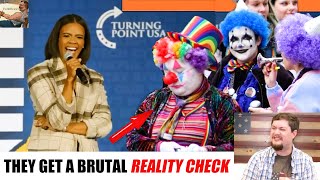 Candace Owens PUMMELS army of woke clowns who try to takeover her event [upl. by Gavra]