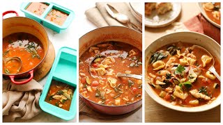 Chicken Tortellini Soup Recipe [upl. by Emmey]