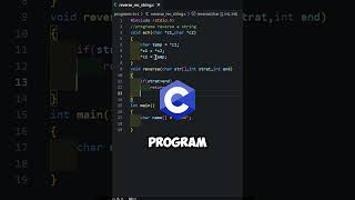 reverse a string using recursio coding javascript programming python clanguage vscode arduino [upl. by Waugh6]