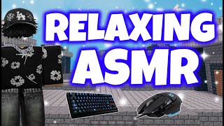 RELAXING SKYWARS ASMR  Roblox Bedwars Gameplay [upl. by Balas]