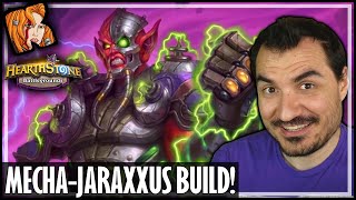 FINALLY A MECHAJARAXXUS BUILD  Hearthstone Battlegrounds [upl. by Suchta]