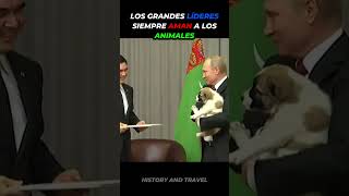 Putin y su Amor a los Animales🐕💙Putin and his love for animals putin animals love leader short [upl. by Charmane]