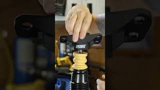 Installing NEW rear shocks and lowering springs MK6 GTI vw carrepair [upl. by Naquin]