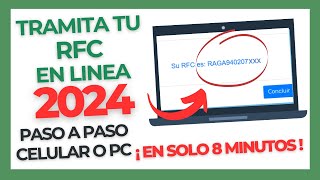 INSCRIPCIÓN al RFC en línea  SAT primera vez [upl. by Adna]