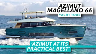 Inside Azimuts latest proper cruiser  Azimut Magellano 66 yacht tour  Motor Boat amp Yachting [upl. by Luapnhoj]