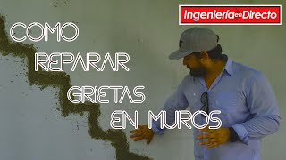 COMO REPARAR GRIETAS EN MUROS [upl. by Cadal167]