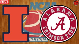 Illinois vs Alabama College Basketball Live Game Cast amp Audio [upl. by Dunton]