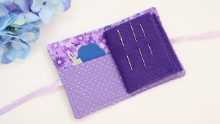 Sew a Needle Book DETAILED INSTRUCTIONS by learncreatesew [upl. by Aurlie]