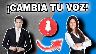 💥El mejor MODULADOR DE VOZ DE MUJER PARA CELULAR Y ONLINE  CAMBIA TU VOZ EN TUS GRABACIONES 🔥✅ [upl. by Hakeem]