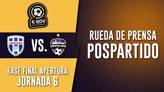 Rueda de prensa pospartido  LigaFUTVEBancodeVenezuela  Inter de Barinas VS Metropolitanos [upl. by Retxed]