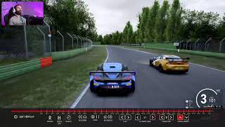 ARL  PS5  RAIN REPLAY COMMENTARY SUNDAY RD6  IMOLA  ACC [upl. by Atterol]