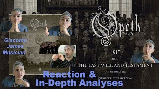 Opeth §1 Radio Edit reaction amp analysis The Last Will And Testament record Giacomo James musician [upl. by Newob]