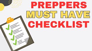 The Preppers MUSTHAVE Checklist Survival Essentials Revealed [upl. by Eehc]