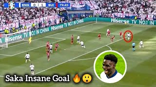 Bukayo Saka Goal Vs Switzerland  England Vs Switzerland Highlights [upl. by Lladnek636]