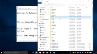 How to Open Website in localhost in xampp server [upl. by Adanar108]