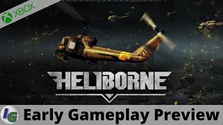 Heliborne Early Gameplay Preview on Xbox [upl. by Aljan]