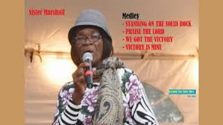 Gospel Medley Sister Marshall  Gospel Music  Barbados [upl. by Sadie18]