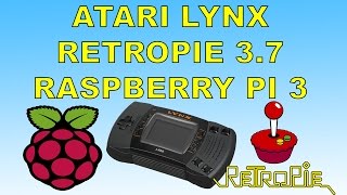 Atari Lynx Emulator Running On Retropie 37 Raspberry pi 3 [upl. by Atiuqam686]