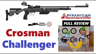 2022 Crosman CHALLENGER Competition PCP Rifle Full Review Match Grade 10 Meter Air Rifle [upl. by Crispas749]