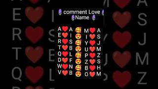 All letter cute 🥰 viral name trending love youtubeshorts video [upl. by Adnam]