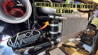 HOW TO WIRE A TRINARY SWITCH WYOUR LS SWAP HARNESS ON A VINTAGE AIR SYSTEM [upl. by Lenroc]