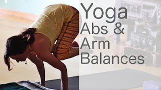 45 Minute Hatha Yoga Class Abs and Arm Balances [upl. by Starling70]