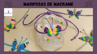 mariposas de macramé [upl. by Gnilyam]