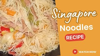 PERFECT SINGAPORE NOODLES RECIPE  HILDA BACI STYLE [upl. by Zavras881]