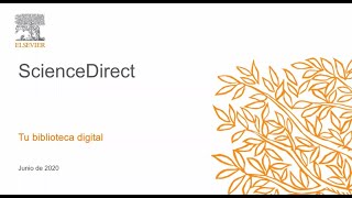 Tutorial  ScienceDirect  tu biblioteca digital [upl. by Noirod]