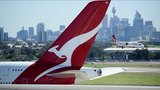 Qantas Business Class  SYD  LAX [upl. by Naul]