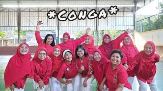 Conga Line Dance Eun Ju Lee by Permata Puri LD [upl. by Ecyal]