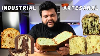 Panetone de Mercado vs Panetone Artesanal [upl. by Aicaca721]